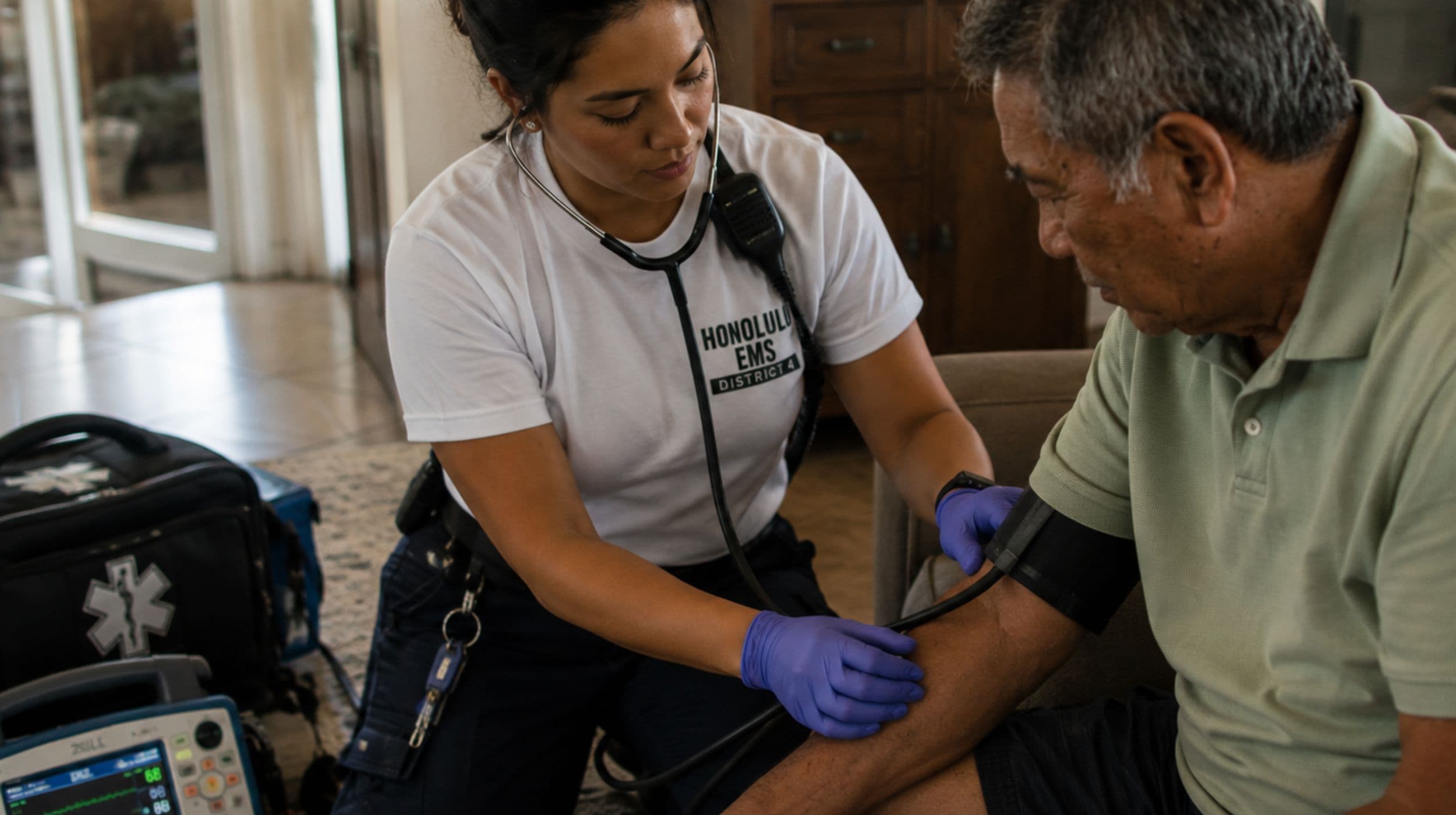 Hawaiʻi EMS responder representing their district