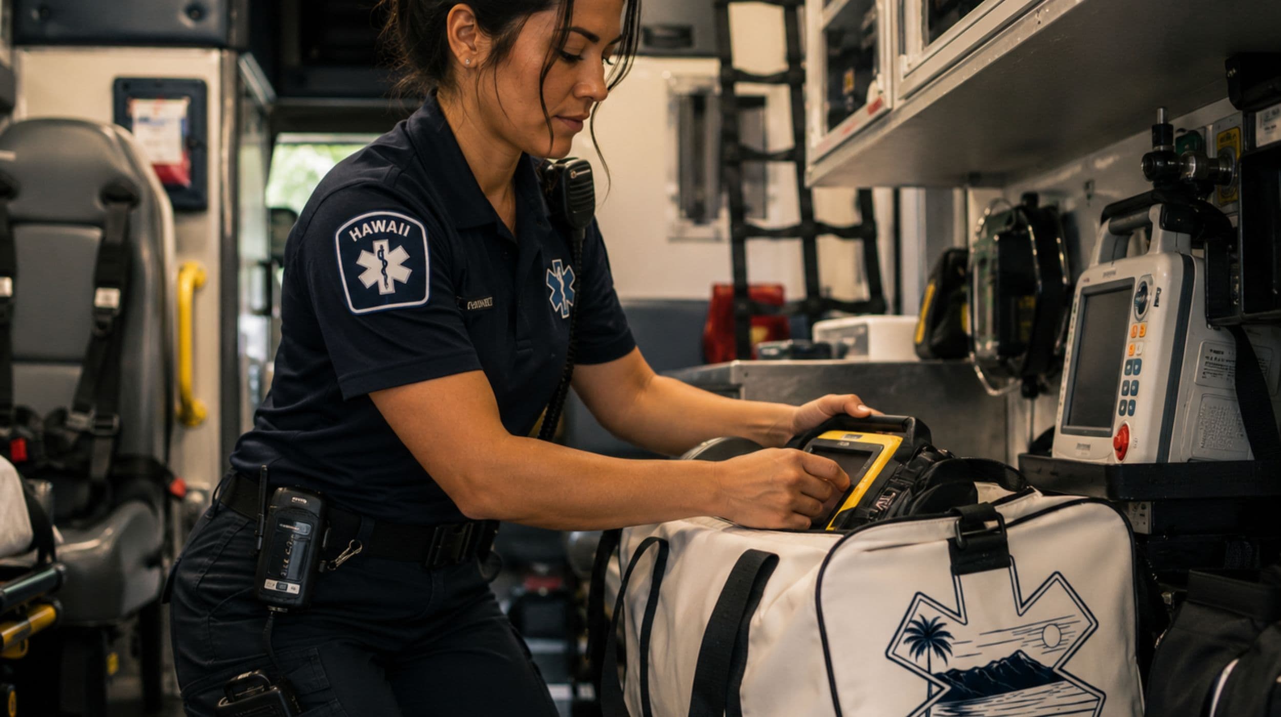 Hawaiʻi EMS responder prepared before dispatch