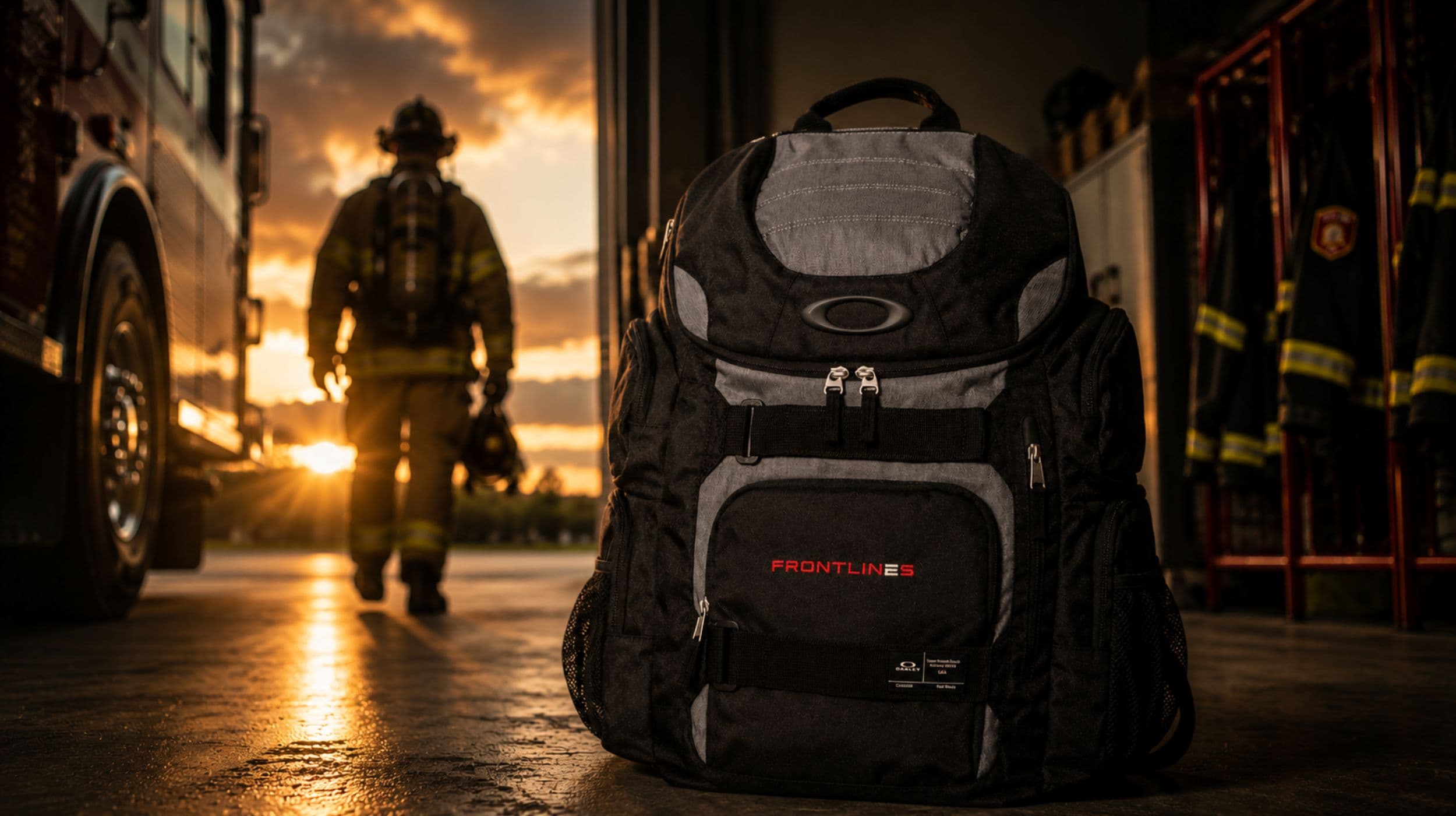 SHIFT backpack ready at the station