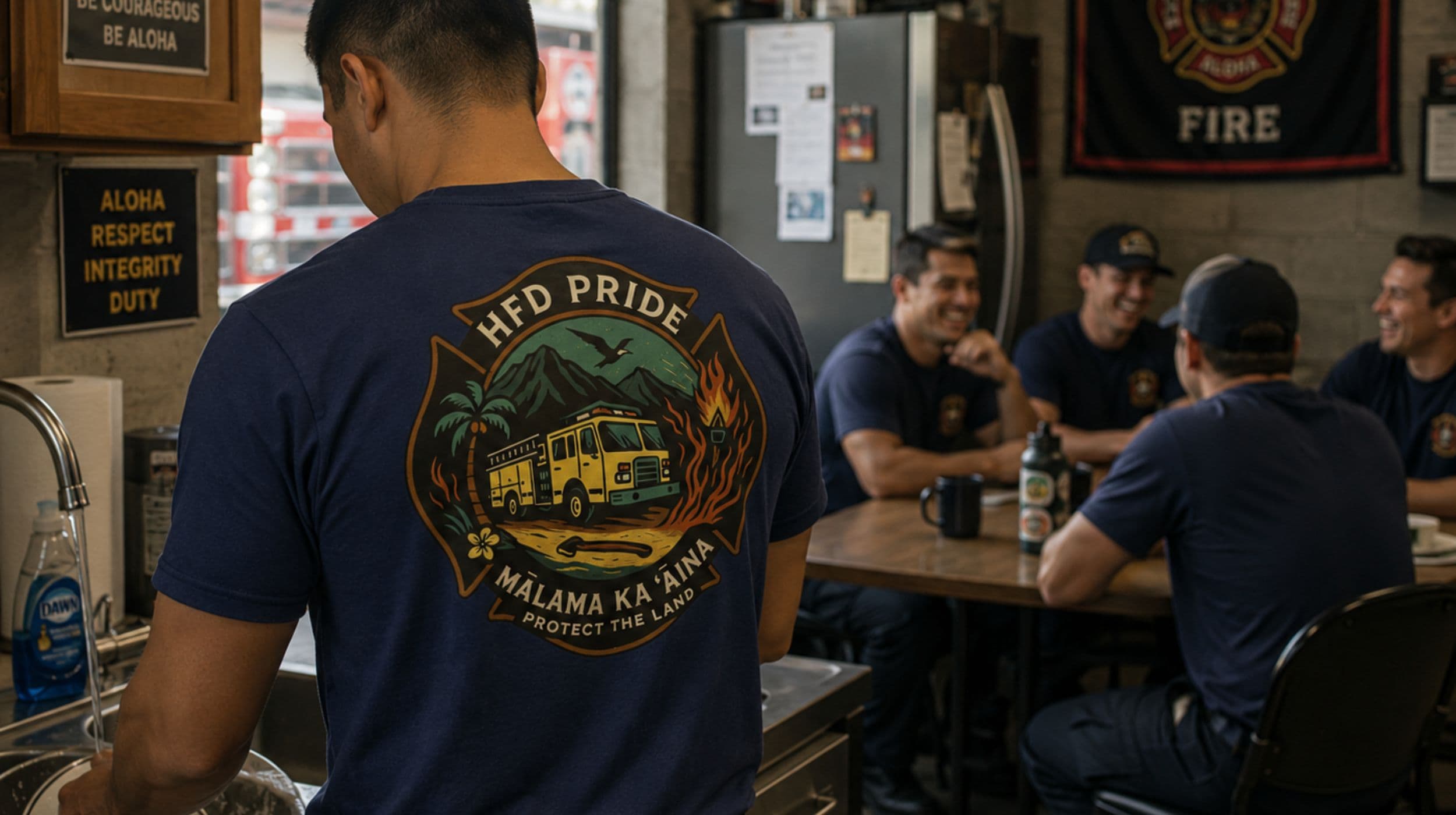 Hawaiʻi firefighter returning to the station